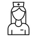nurse-icon-style-free-vector